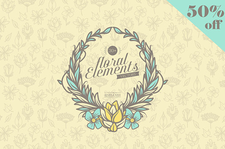 30+ Floral Elements