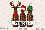 Beer Christmas, Funny Christmas PNG, an Illustration by DreamPrint404 (Thumbnail 1 of 4)