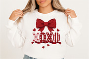 Chunky Crochet XOXO PNG, Knitted Bow, an Illustration by DreamArtGraphic (Thumbnail 3 of 6)