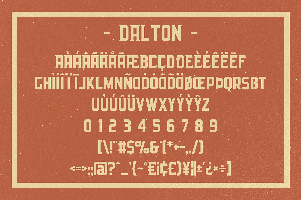 Dalton WoodType Font, a Serif Font by Bart Wesolek (Photo 2 of 8)