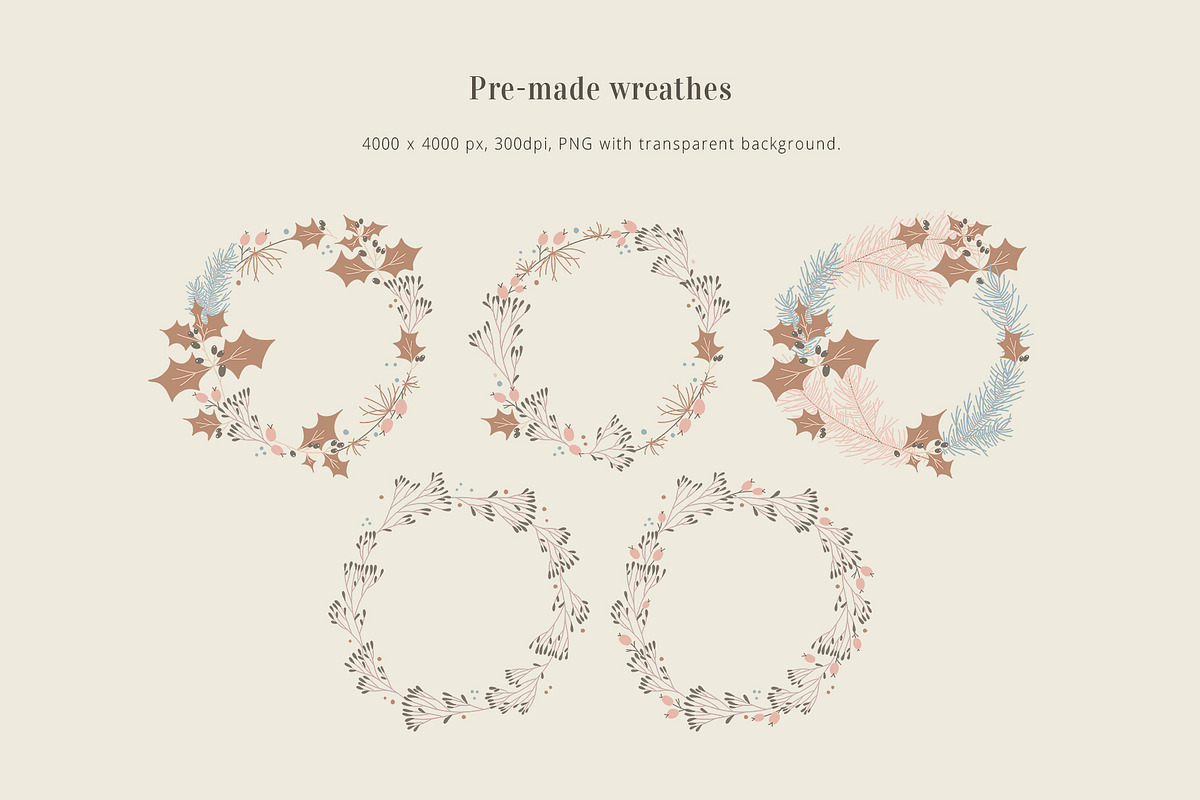 Christmas Watercolor Design, an Object Graphic by Folkheart (Photo 12 of 14)