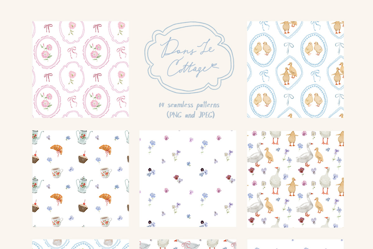 Cottagecore Illustration Bundle, a Decorative Illustration by whiteheartdesign (Photo 16 of 53)