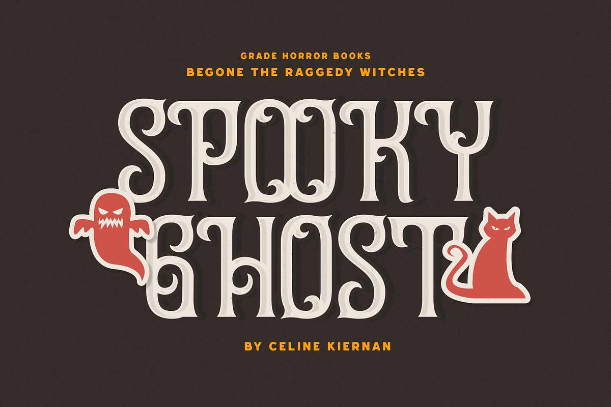 Hello Rownes - Vintage Horror Font, a Font by Imoodev (Photo 3 of 5)
