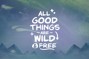 Wild Hand- Handwritten Font