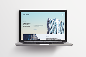 Architecture Responsive PSD & Sketch