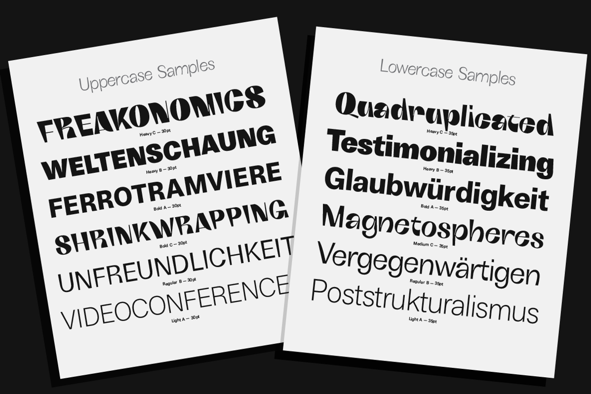 Boring Sans 30 fonts preview 2