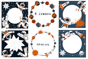 Simply Cosmos - Clip Art Set