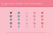 Youtube: Colorful Retro Branding Kit, a Social Media Template by Liseno Designs (Thumbnail 6 of 7)