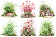 Watercolor Spring Green Grass Clipar, an Illustration by Daily.Designs (Thumbnail 7 of 8)