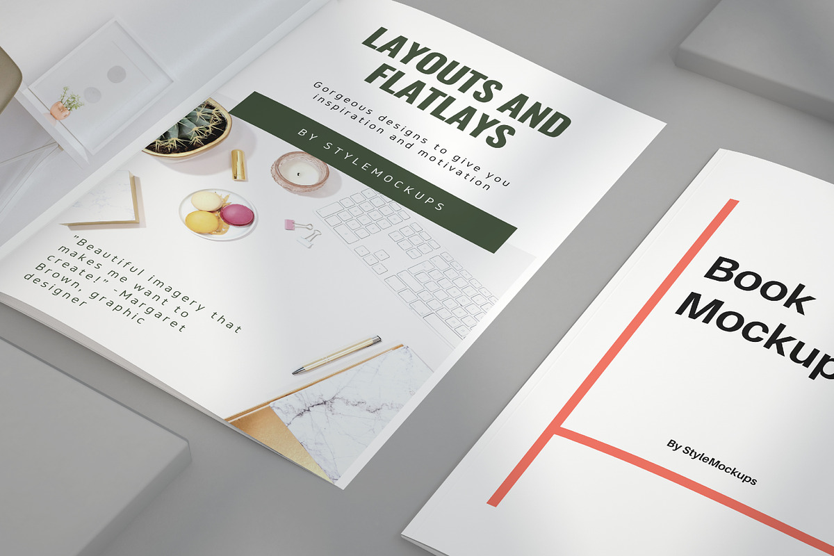 Book Mockup Set, a Print Template by StyleMockups (Photo 8 of 10)