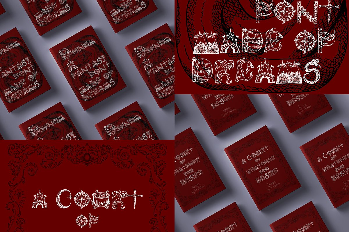 Divinum, A Fantasy Display Font, a Font by LLM Studios (Photo 5 of 8)