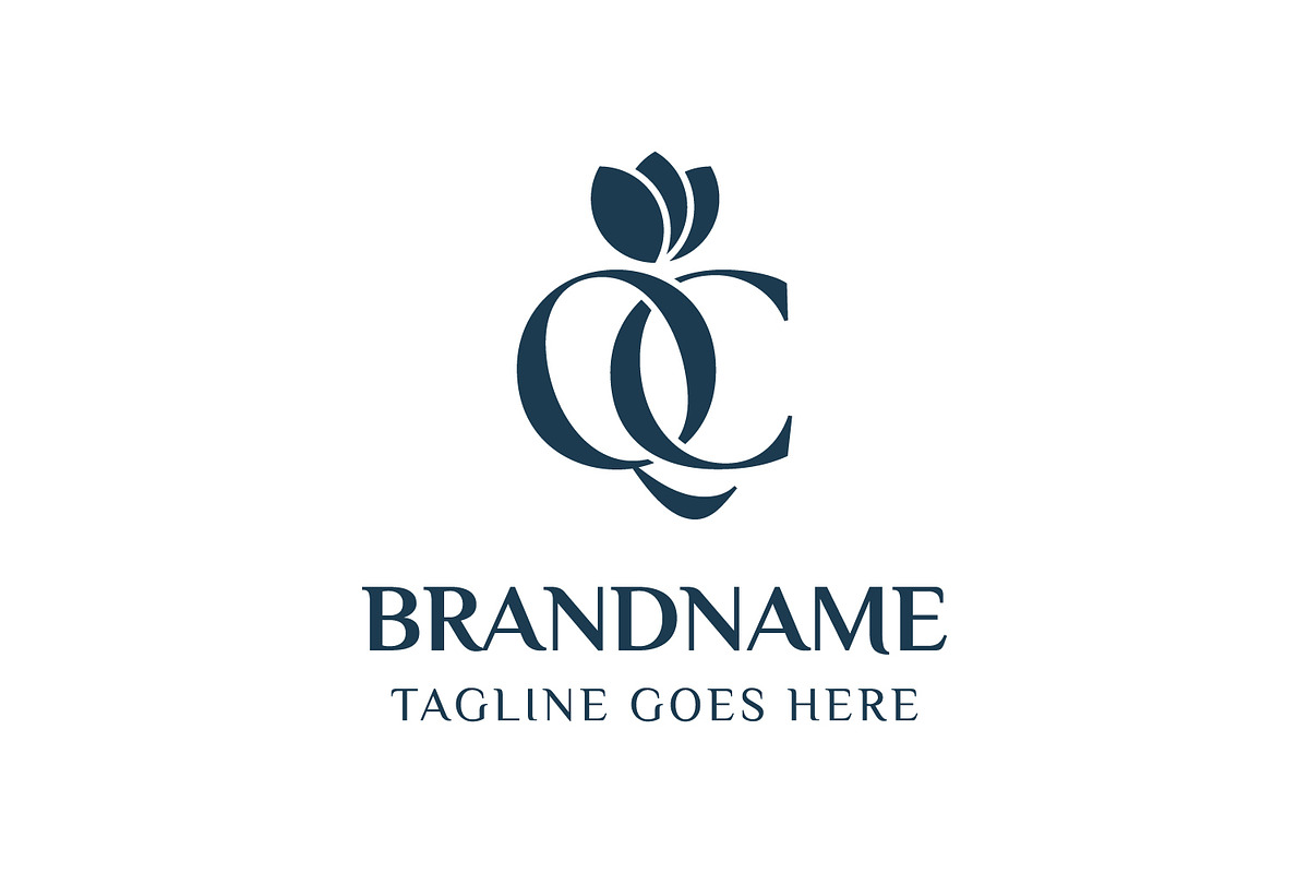 Letters QC Beauty Logo, a Branding & Logo Template by Pray Art Design Studio