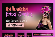 Halloween Best Offer Web Banner Ads, an UI Kit Template by CreativeShaper (Thumbnail 2 of 4)