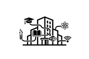 Smart Education Icon Bundle, a Graphic by hafijul (Thumbnail 10 of 14)