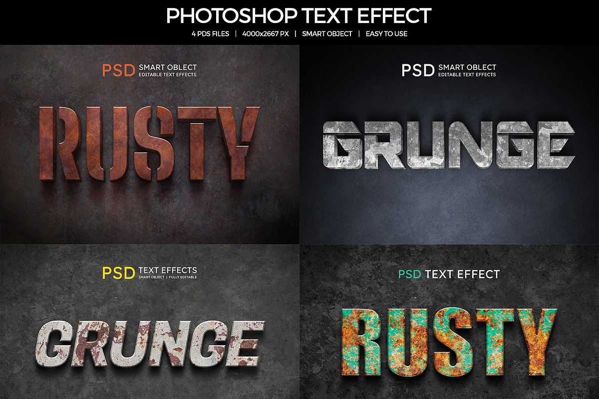 Rusty Text Effect Style, a Layer Style Add-On by S_design