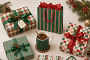 Christmas Seamless Patterns, a Decorative Illustration by HeavensStar (Thumbnail 2 of 8)