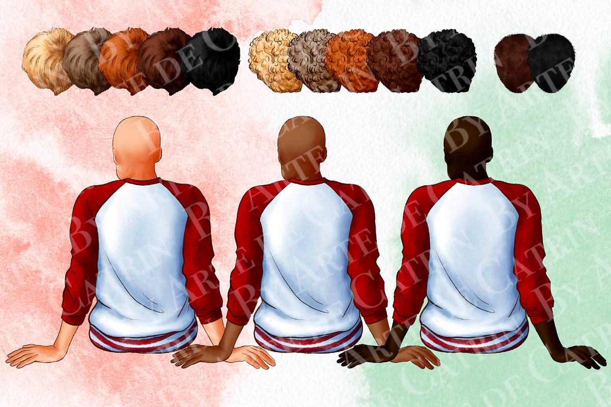 Christmas Family Look Clipart, an Illustration by ArtedeCatrin (Photo 2 of 7)