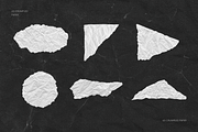 65 Crumpled Ripped Paper Pieces, a Texture Graphic by Ksuview (Thumbnail 13 of 14)