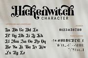 Hicken Witch, a Serif Font by LetterStock (Thumbnail 8 of 8)