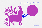 Royal Pink Otomi Illustrations, a Texture Graphic by Minky Moo Creations (Thumbnail 8 of 10)