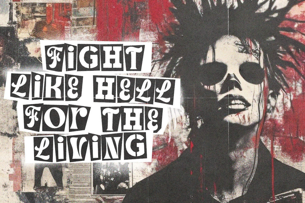 Dirty Punk - Randsom Display Font, a Handwritten Font by Letterhend Studio (Photo 7 of 9)