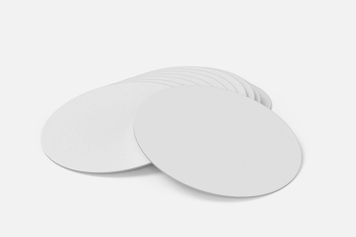 3d Circular Coasters Mockup, a Product Mockup by The Rose Project (Photo 3 of 3)