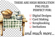 Watercolor Vintage Kitchen Clipart, an Illustration by Daily.Designs (Thumbnail 2 of 7)