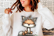 Whimsical woodland spring clipart, an Illustration by SinaCreation (Thumbnail 8 of 11)