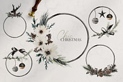 Watercolor clipart - Black Christmas, an Object Illustration by Beigetime (Thumbnail 8 of 9)