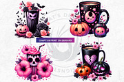 Pastel Goth Halloween Drinks PNG, a Seasonal Illustration by ThatsDesignArt (Thumbnail 10 of 10)