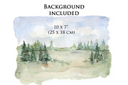 Cabin Clipart Set, an Illustration by Graphic Blue Bird (Thumbnail 3 of 4)