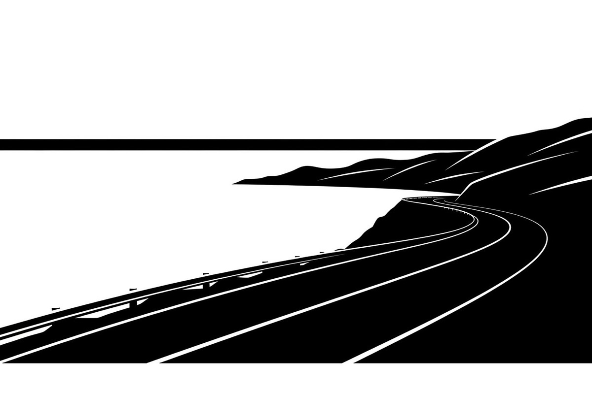 Coastal Curved Roadscape Bundle, a Graphic by musafir_fashion (Photo 9 of 14)
