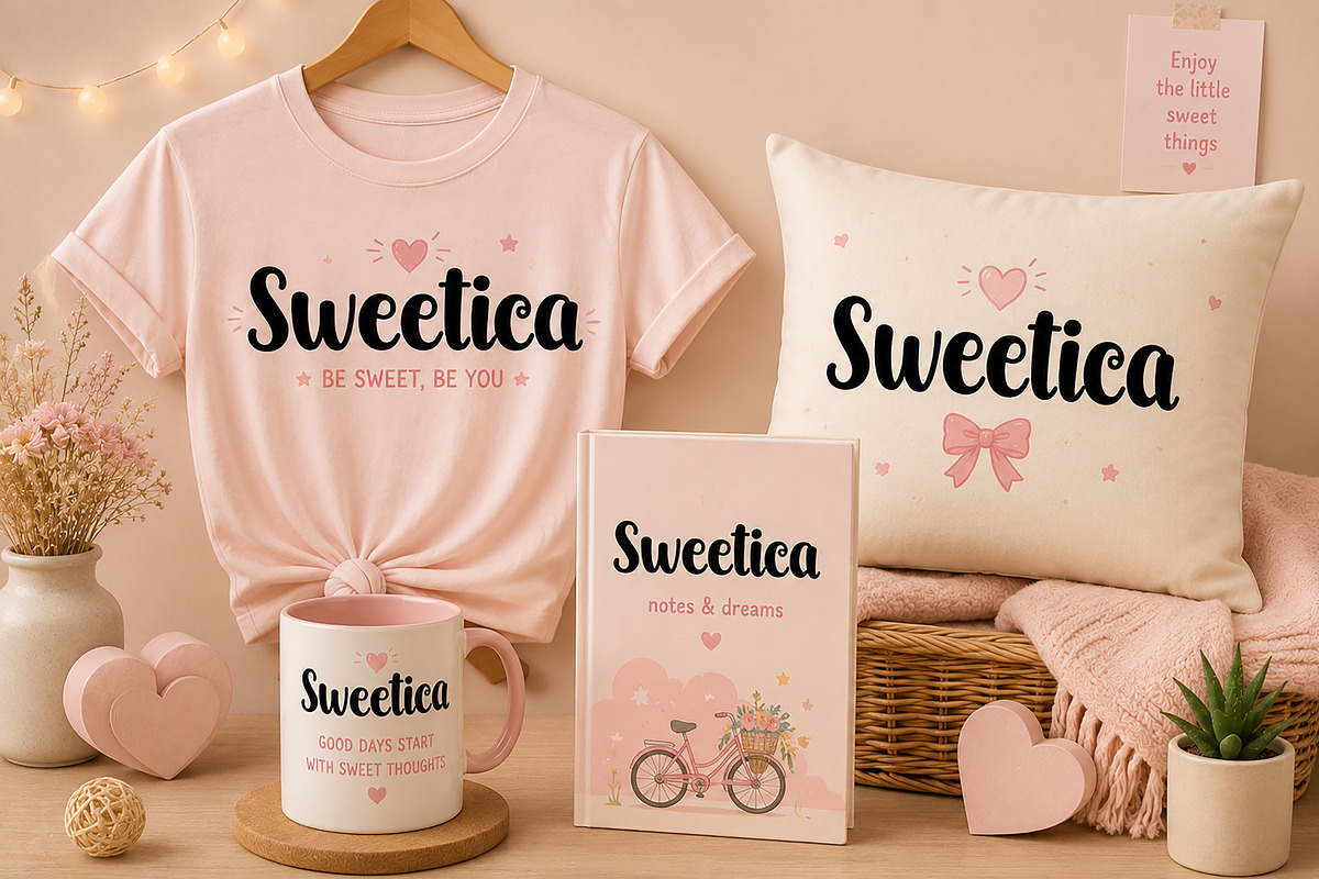 Sweetica, a Script Font by Wow Magic (Photo 2 of 8)