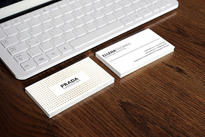 Minimal White Business Card