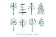 Line Trees Set + Bonus, an Illustration by Anna Isaeva (Thumbnail 3 of 3)