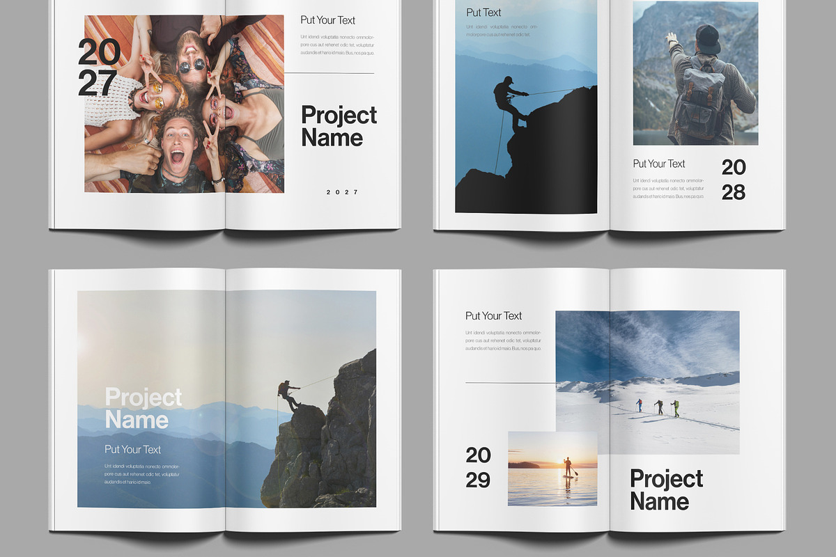 Minimalist Photo Book Template, a Magazine Template by ClickPaint_Studio (Photo 3 of 4)