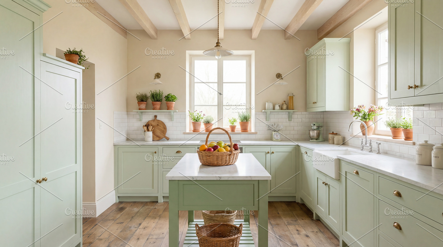 Provence-style kitchen interior, an Architecture Photo by Volff