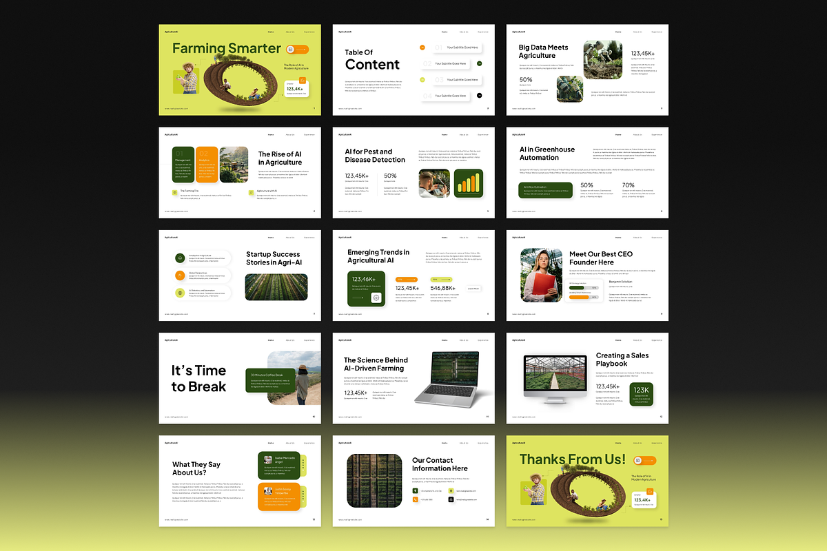 Agriculture AI Presentation preview 4