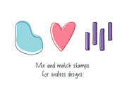 DOODLE BUNDLE - Procreate Stamps, a Brush Add-On by Michelle Kirsch Creative (Thumbnail 11 of 32)