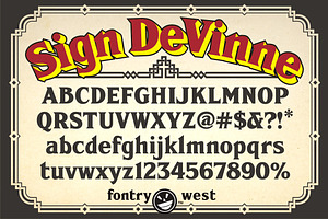 FHA Sign DeVinne
