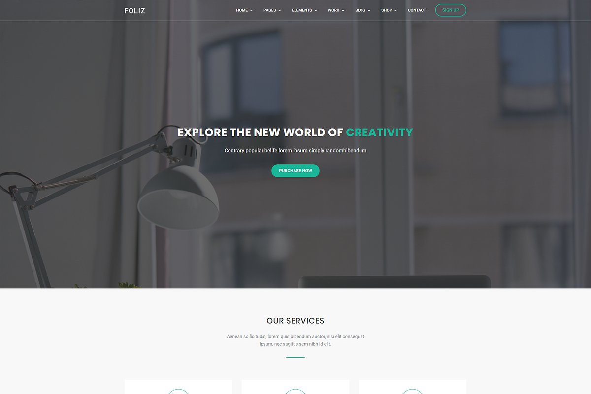 Foliz - Multipurpose Template, a Websites & App Template by Pichforest Studio