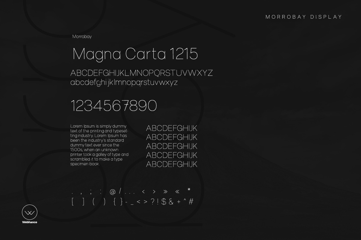 Morrobay Premium Typeface + Webfonts, a Font by Webhance Studio (Photo 5 of 5)