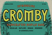 Cromby | Handwriten Typeface, a Handwritten Font by Goodwheel Studio (Thumbnail 1 of 9)