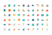 150 Real Estate Colored Icons, an Outline Icon by Creative Stall (Thumbnail 2 of 3)