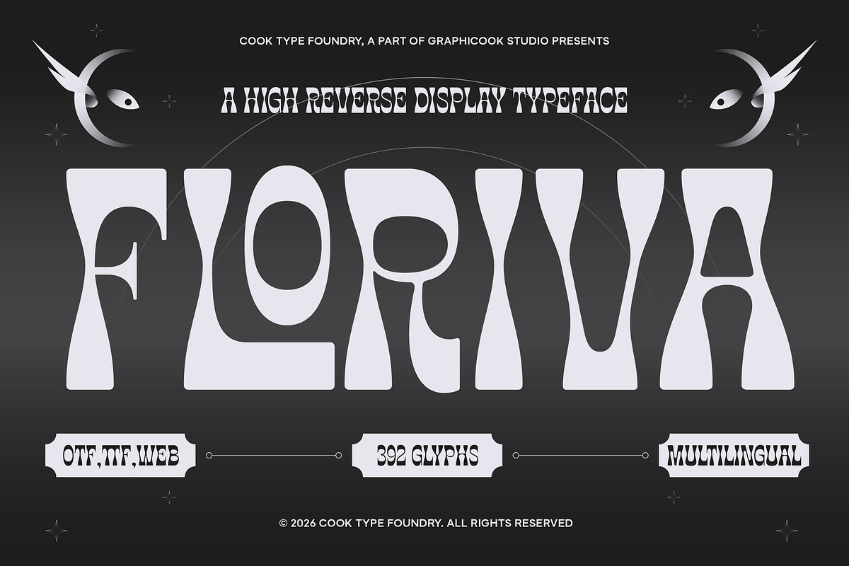 Floriva, a Sans Serif Font by graphicook (Photo 1 of 10)