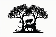 Beautiful Cheetah Silhouette Vector, an Illustration by Amazin_art (Thumbnail 21 of 21)