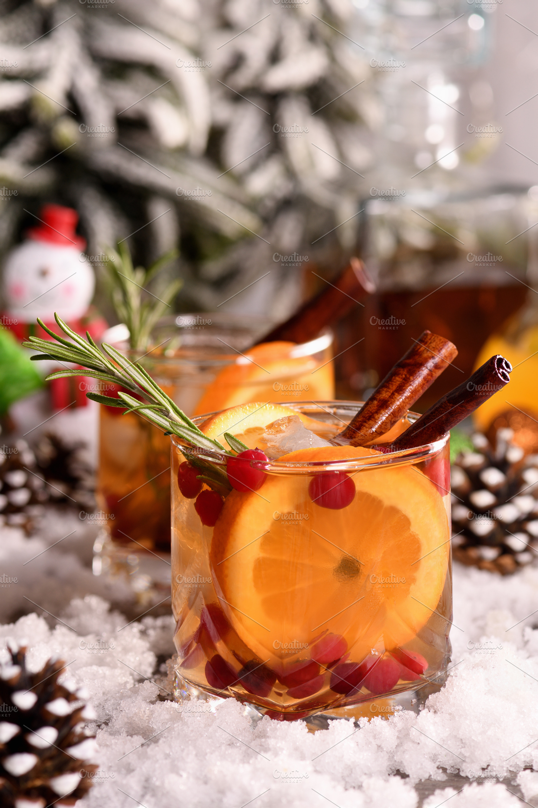 Winter Bourbon smash Cocktail, a Food & Drink Photo by Apolonia