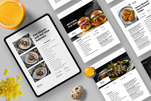 Minimal Recipe Ebook Template