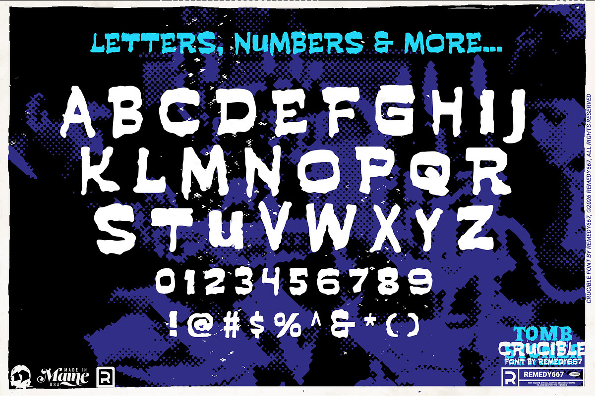 Crucible - Mid Century Font, a Handwritten Font by Remedy667 (Photo 6 of 7)