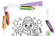 Christmas Stress Relief Book Pages, an Illustration by one-touch (Thumbnail 5 of 7)